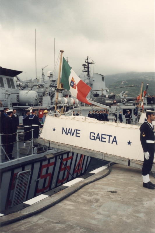 Cacciamine GAETA (M 5554)  Consegna alla Marina Militare  1/4