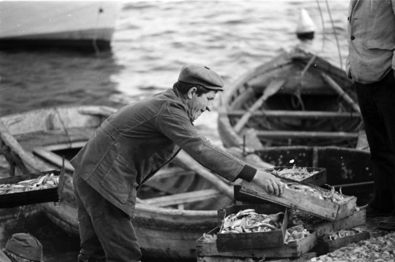 Pescatori a Gaeta 1975 - 1