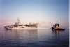 USS GUADALCANAL (LPH 7) incagliata a Gaeta 2/5
