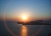 Riflessi del tramonto a Santorini