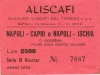 Alilauro anno 1976 Biglietto voucher