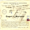 SPAN anno 1975 Capri-Nerano Biglietto