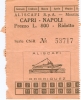 Aliscafi Rodriquez Biglietto primi anni 70