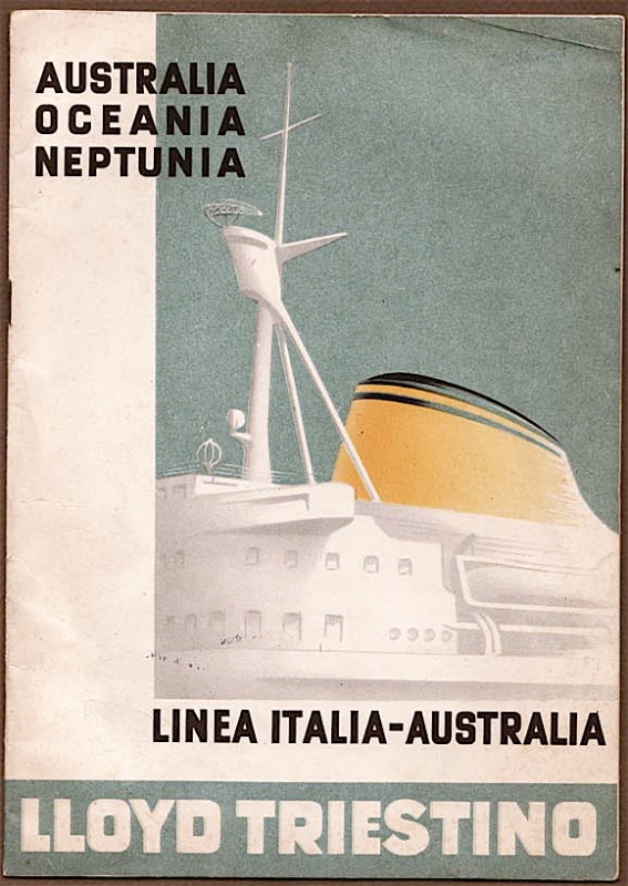 Lloyd Triestino-Australia, Neptunia, Oceania