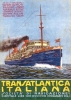 Locandina Transatlantica Italiana