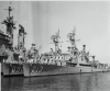 USS Albany  CG 10; USS Kenneth D. Bailey - 713; USS Meredith  890