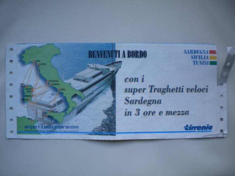 Biglietto Tirrenia