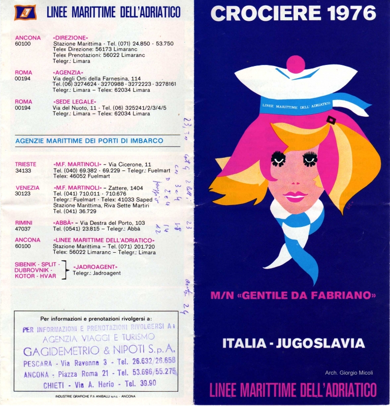 GENTILE DA FABRIANO CROCIERE 1976