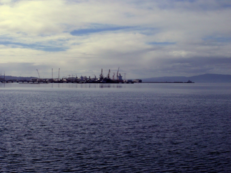 Port of Talcahuano, Chile.