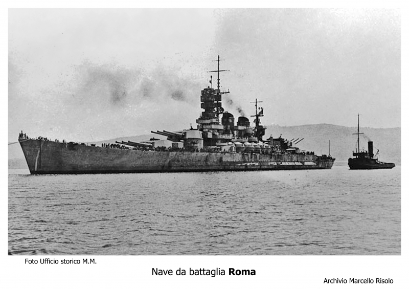 nave da battaglia Roma