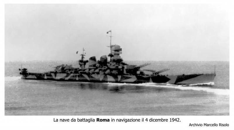 nave da battaglia Roma