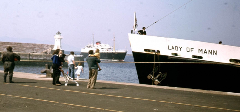 Ardrossan Harbour thirty years ago.