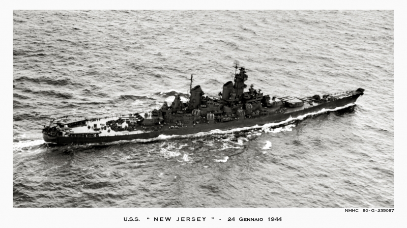 USS  NEW JERSEY  BB 62