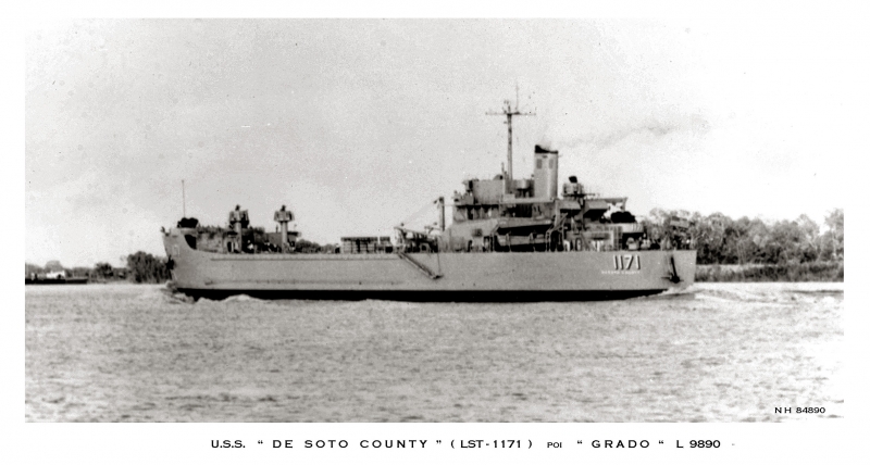 USS   DE SOTO  COUNTY  LST  1171  poi  GRADO