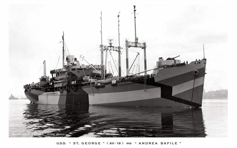 USS  ST. GEORGE ( AV - 16 ) poi ANDREA BAFILE