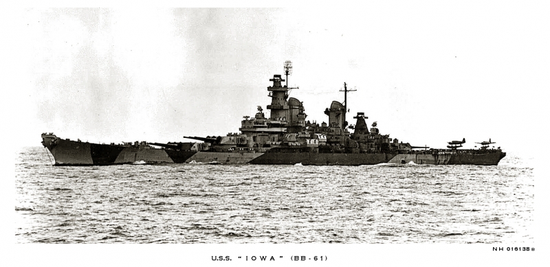 USS  IOWA BB 61