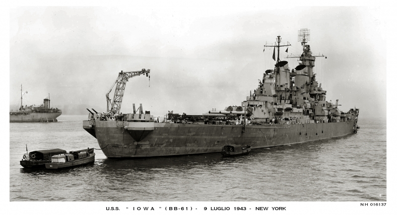 USS  IOWA BB 61