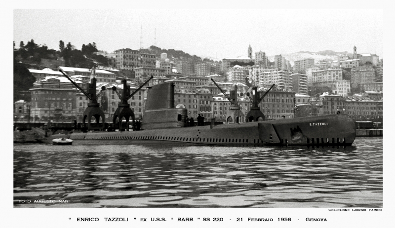 ENRICO TAZZOLI  511   ex USS  BARB  SS 220