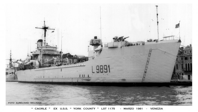 CAORLE  L 9891   ex   USS  YORK COUNTY  LST 1175