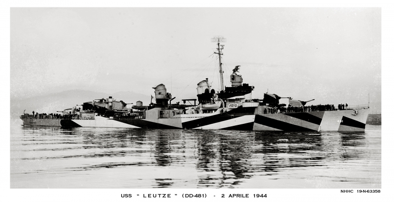 USS  LEUTZE  (DD-481)
