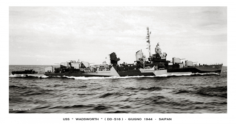 USS  WADSWORTH  (DD-516)