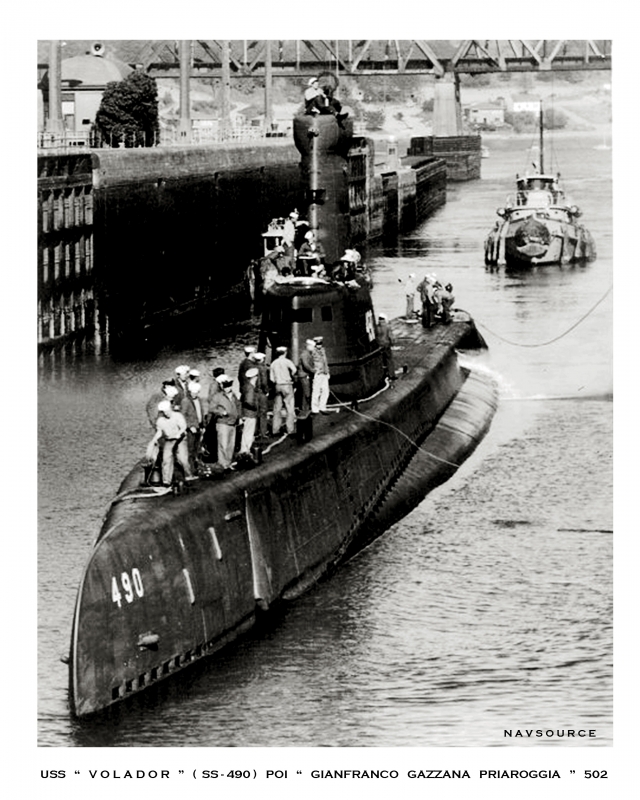 USS  VOLADOR  ( SS-490 )  poi  GIANFRANCO  GAZZANA  PRIAROGGIA  502