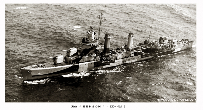 USS  BENSON  ( DD - 421 )