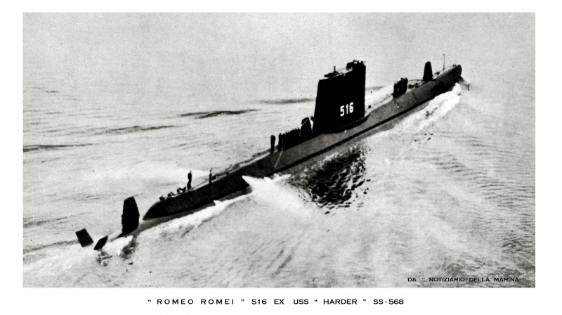 ROMEO ROMEI S 516 ex USS HARDER SS - 568