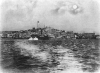Piroscafo vuoto entra in porto nel 1899