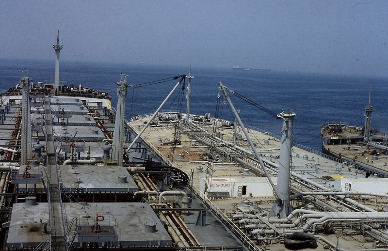 Konpolis in operazioni di allibo Golfo Persico 1986