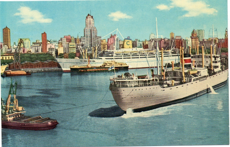 Buenos Aires - il porto, primi anni '60