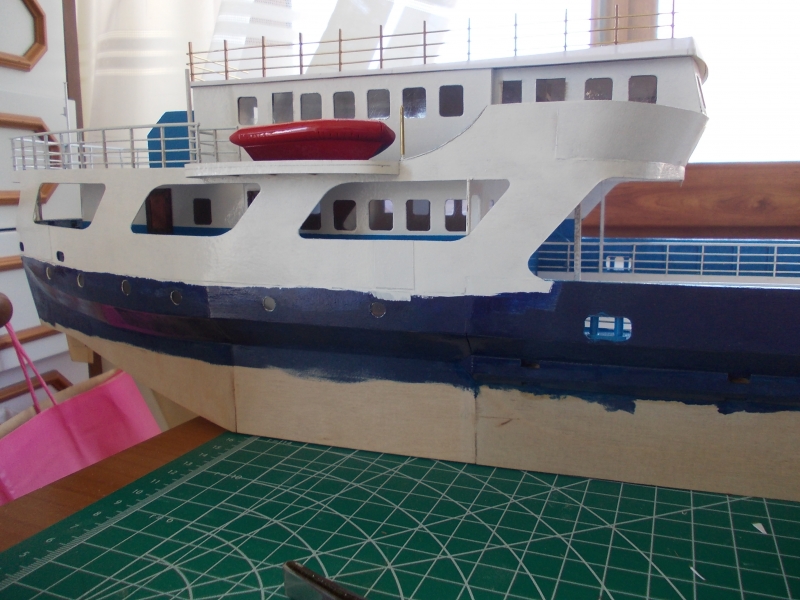 modellino tourist ferry boat terzo