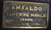 Builder's plaque for Cristoforo Colombo