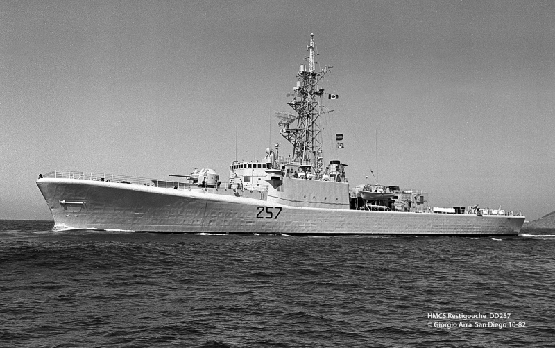 HMCS Restigouche  DD 257