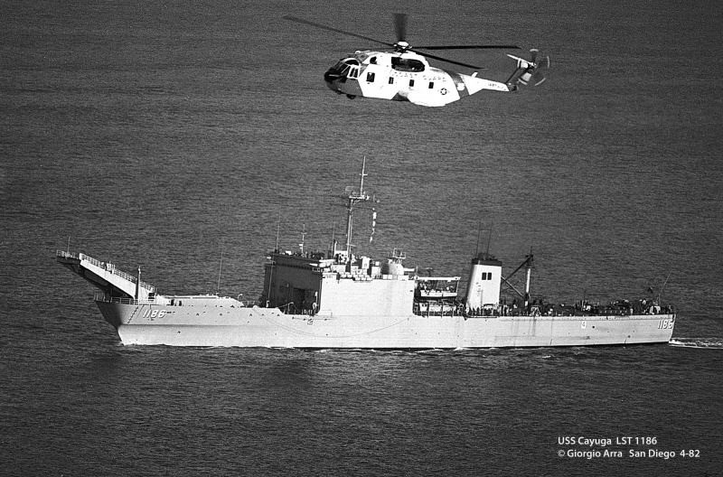 USS Cayuga  LST 1186