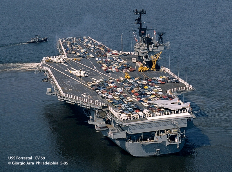 USS Forrestal CV 59