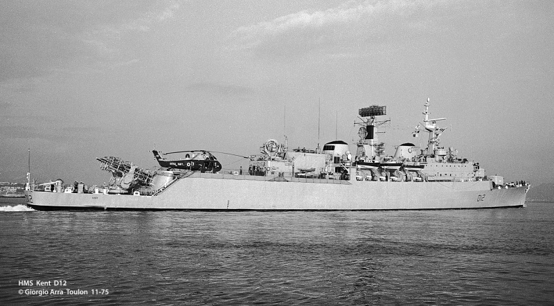 HMS Kent  D12