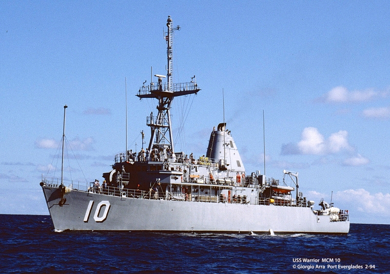 USS Warrior  MCM 10