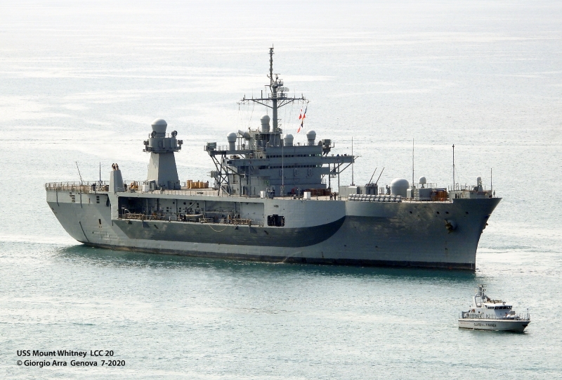 USS Mount Whitney LCC 20