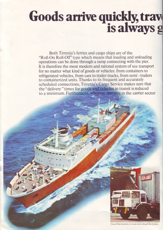 Opuscolo pubblicitario Tirrenia 1976 8