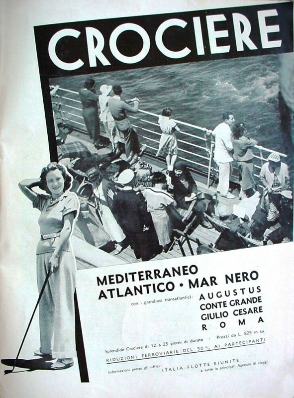 CROCIERE ITALIA 1933