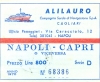 Alilauro - Biglietto anno 1970