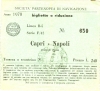 SPAN anno 1970 Biglietto
