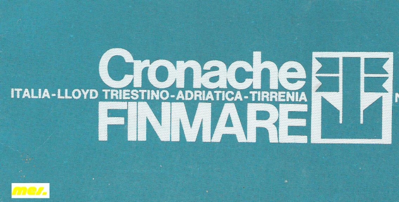 TESTATA CRONACHE FINMARE 1970