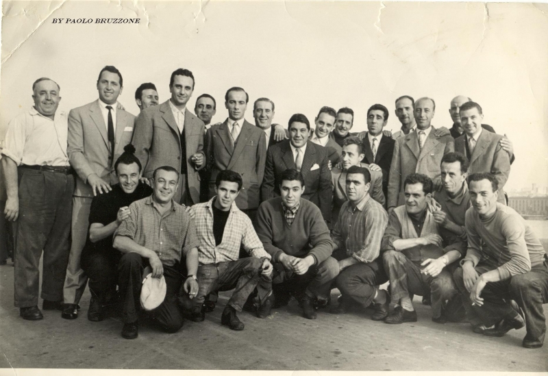 personale del gruppo antichi ormeggiatori del porto di genova 1957
