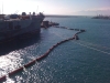 Barriere e nave sede comando americana