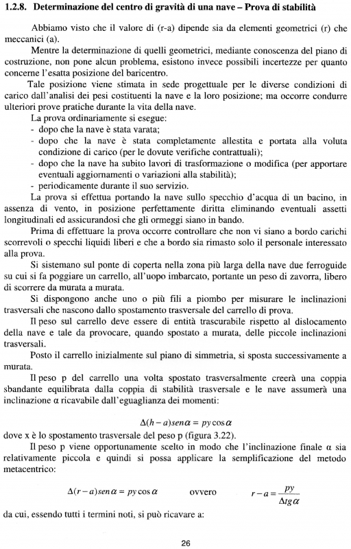 PROVE DI STABILITA'