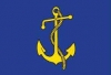 Bandiera d'Onore per "Comandanti Superiori" della Flotta di Stato come previsto dalla normativa in materia di uniformi e distintivi di grado.