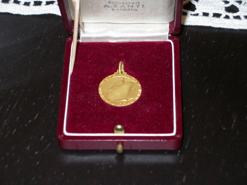 medaglia oro ADRIATICA
