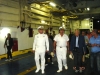 Il Presidente della Repubblica in partenza da Stromboli